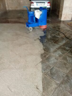 کفسابی راه‌پله و پاگرد ساختمان