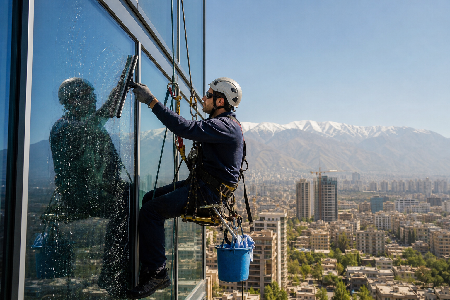 نکات ایمنی در نماشویی شیشه ای در کرج